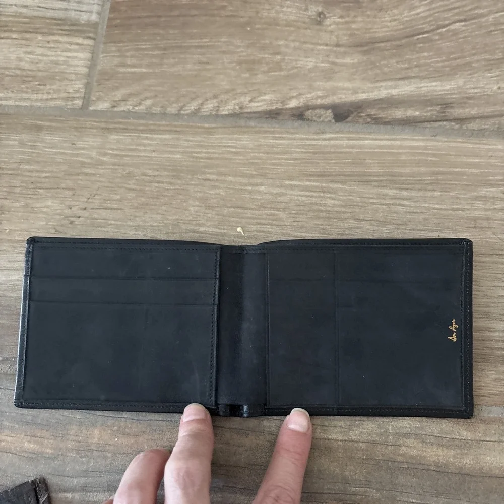 Don Lopez leather wallets, Lot‎ Of 2. Mammoth Hide (brown) /black 4d
